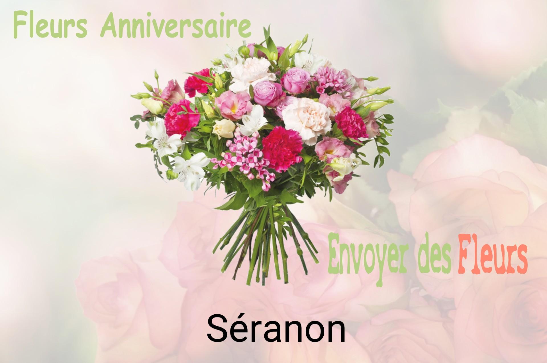 Bouquet de fleurs d’anniversaire livré à Séranon