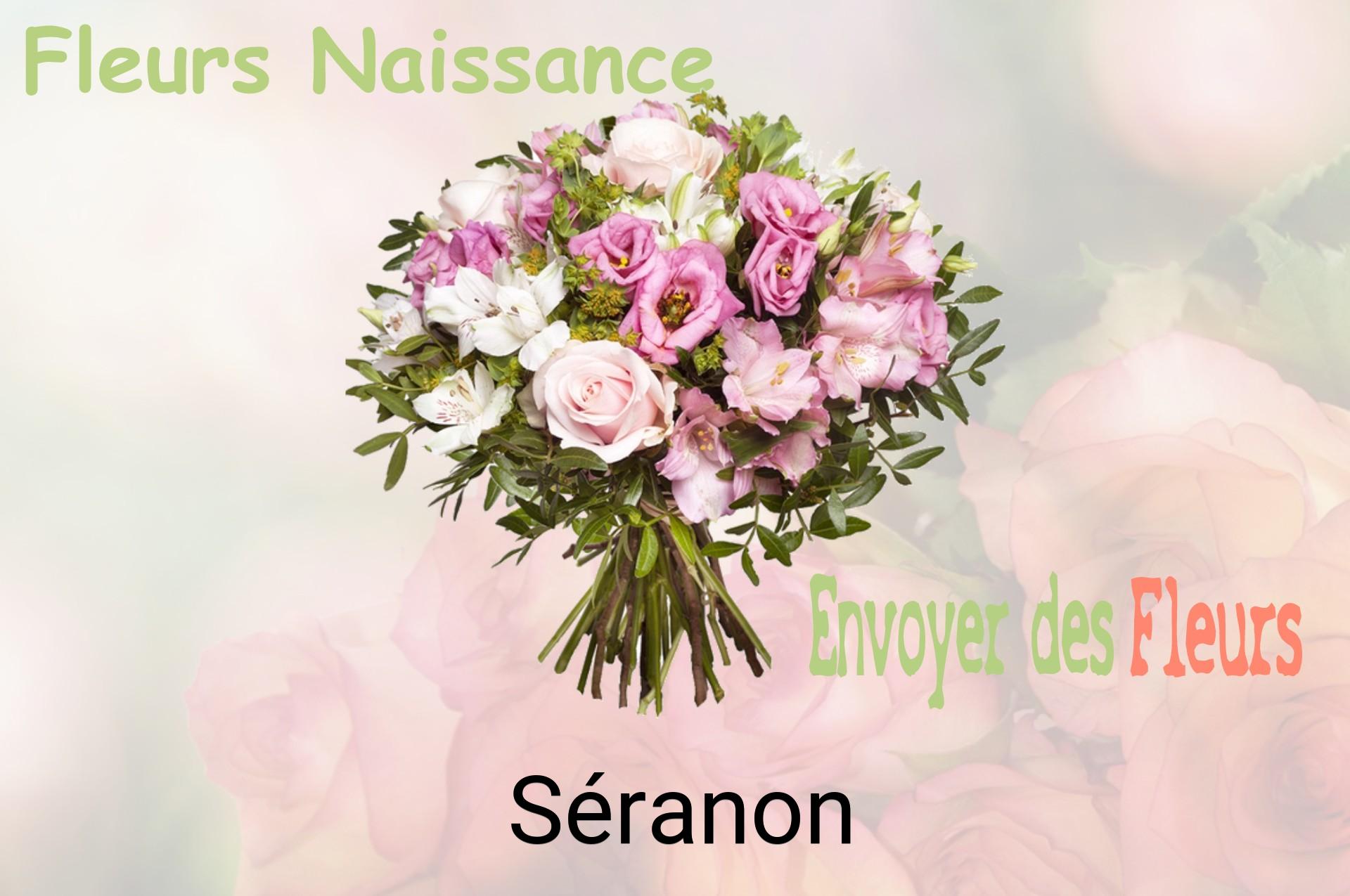 Bouquet de fleurs de naissance livré à Séranon