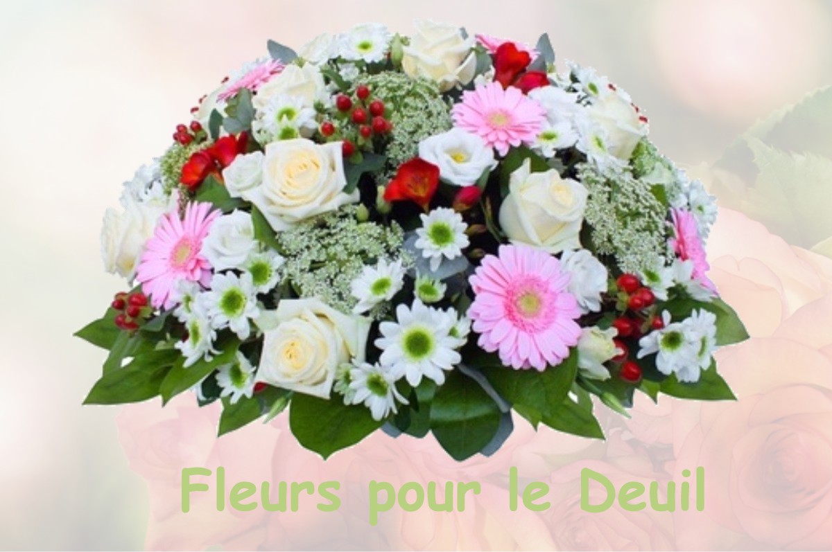 fleurs deuil SERANON